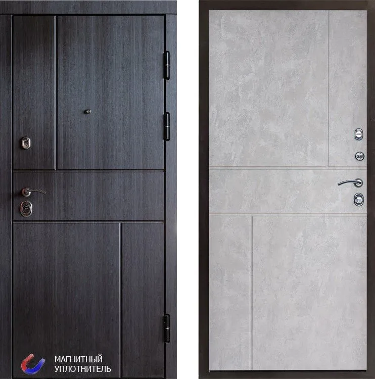 Фото Дверь Термо Доор ВЕРТИКАЛЬ ВЕНГЕ(Квартира) DIS006286